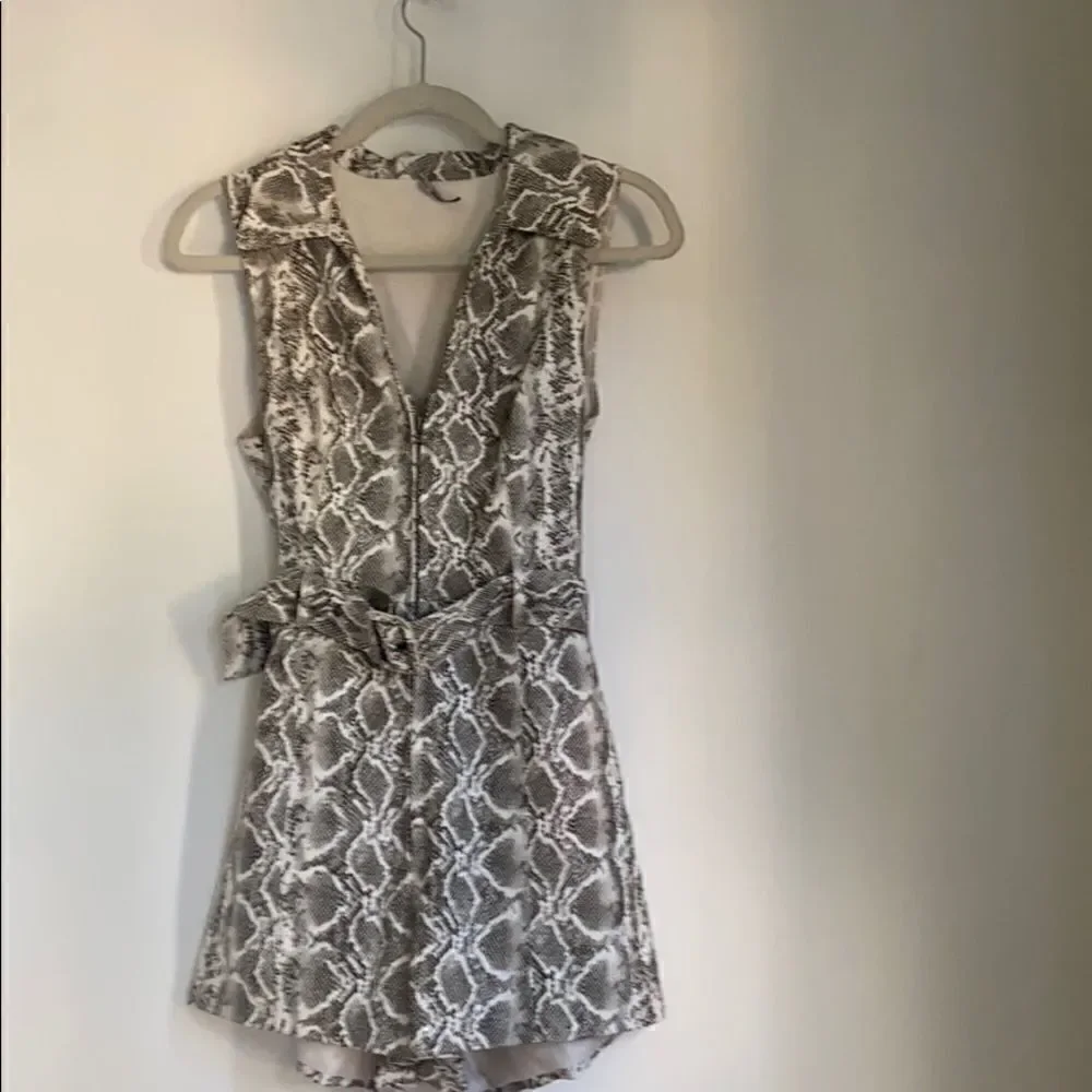 UO VIPER SNAKE PRINT ROMPER
